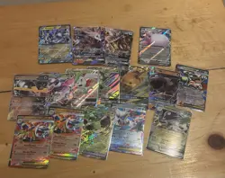 116 cards Pokemon GX, VMAX, V Holo Card Lot bundle trading cards - Image 1