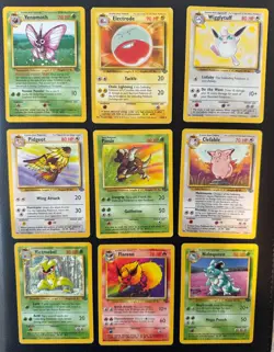 Pokemon Jungle Rare Lot (10 Cards) – Snorlax, Flareon, Nidoqueen & More - Image 1
