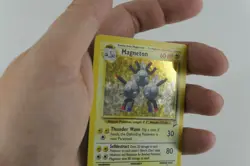 Magneton 9/102 Holo Rare Base Set Pokemon Card - Lightly Played - Image 3