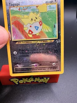 Togepi 4/18 Southern Islands Pokemon Trading Card Game MP-c Half Swirl - Image 2