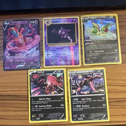 Pokemon TCG 5 Card Lot Haunter (2016) Yveltal Krookodile Flygon Deoxys V - Image 1