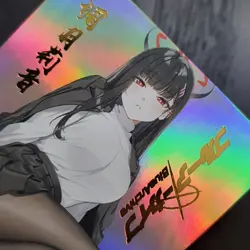 Blue Archive RIO TSUKATSUKI Sexy Mini Skirt Sexy Long Legs Foil ACG Card C482 - Image 3