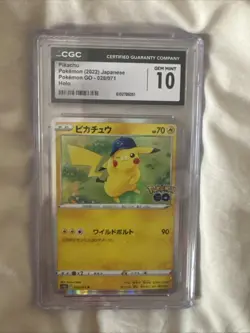 Pokemon Go 2022 J Pikachu Card 028/071 Japanese Edition Gem Mint 10 - Image 1
