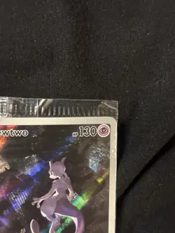 Pokemon SVP Mewtwo Promo Holo Card Sealed Pack 2023 Black Star - Image 3