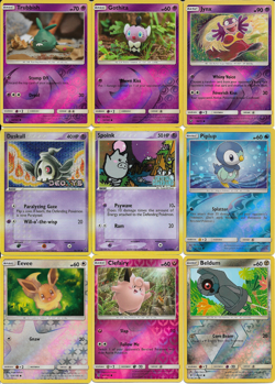 POKEMON COMMON FOIL 9 CARD LOT WITH PSYCHIC TYPE NM - Image 1