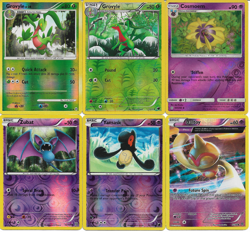 POKEMON REVERSE HOLO 12 CARD LOT WITH GROVYLE NM - Image 1