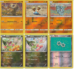 REVERSE HOLO COMMON + UNCOMMON 6 CARD LOT WITH CUBONE NM - Image 1