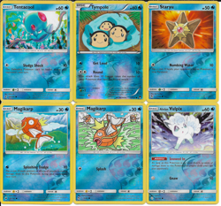 Pokemon Reverse Foil Water 15 Card Lot with Lapras & Magikarp NM - Image 2