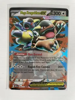 Pokemon TCG Mega Kangaskhan EX Double Rare Holo Card 104/132 Mega Evolution - Image 1