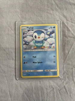 Pokemon Piplup Holo Foil Exclusive Toys R Us Promo Card 32/156 - Image 1