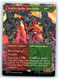 Scarlet Spider, Ben Reilly (Borderless) R Marvel's Spider-Man 214 - Image 1