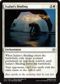 1x Ixalan's Binding - Foil Light Play, English Ixalan MTG Magic - Image 1