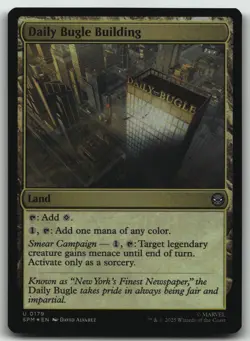 Daily Bugle Building FOIL U Marvel's Spider-Man 179 NM - Image 1