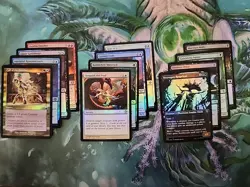 100 FOIL COMMONS / UNCOMMONS BULK LOT NO DUPLICATES COMMANDER - Image 1