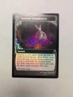 Magic - Demonic Consultation - Future Sight FOIL - Mystery Booster 2 - NM MTG - Image 1