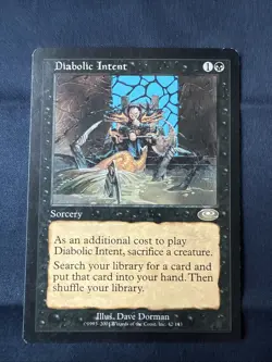 Diabolic Intent #42 MTG Planeshift Near Mint - Image 1