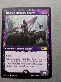 Liliana's Standard Bearer - Showcase Core Set 2021 M21 - Magic the Gathering MTG - Image 1