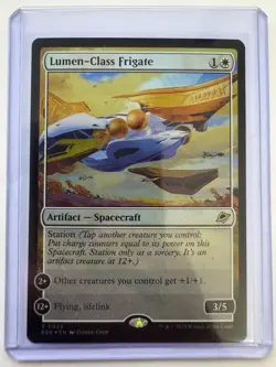 Lumen-Class Frigate #0025 FOIL Edge of Eternities MTG NM ENG - Image 1