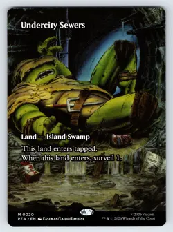Undercity Sewers (Showcase) - Teenage Mutant Ninja Turtles TMNT - MTG Magic - Image 1