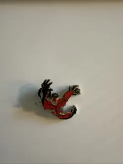 Official Pokemon Yveltal Enamel Hat Pin Lapel TCG Card Game 2016 - Image 1