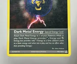 Dark Metal Energy 97/​​110 (MP) Uncommon Ex Series: Holon Phantoms 2006 Pokemon - Image 4