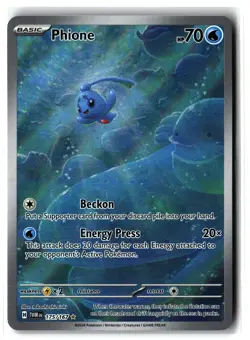 Phione ⭐ 175/167 Holo Illustration Rare Twilight Masquerade 2024 Pokemon NM - Image 1