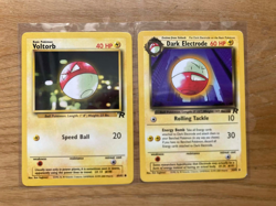 Voltorb & Dark Electrode - Pokemon Team Rocket 1999 - Unlimited - Played - Image 1