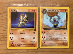 Machop & Dark Machoke - Pokemon Team Rocket 1999 - Unlimited - Played - Image 1