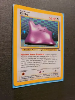 Pokemon TCG Fossil Ditto #3 Holo NM - Image 2