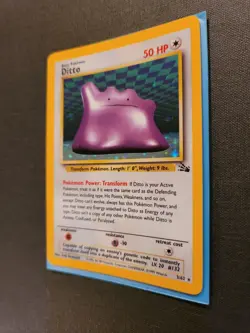 Pokemon TCG Fossil Ditto #3 Holo NM - Image 3