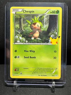Chespin 6/25 Pokemon 2021 McDonald's Promo LP/NM - Image 1