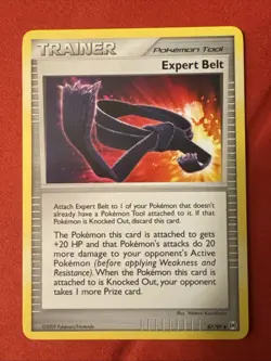 Expert Belt 87/99 Trainer Platinum Arceus Pokemon TCG NM - Image 1