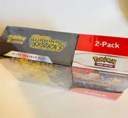 2-PACK POKEMON TCG Scarlet & Violet Surging Sparks Booster Bundle (New&Sealed) - Image 2