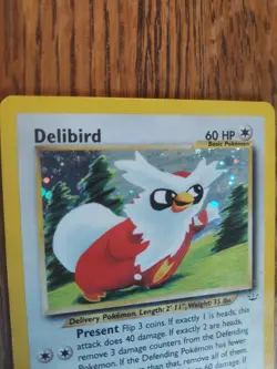 Pokemon TCG Delibird Neo Revelation 5/64 Holo Unlimited Holo Rare - Image 2