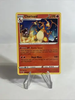 Pokemon Charizard #025/185 Vivid Voltage Non-Holo Rare NM - Image 1