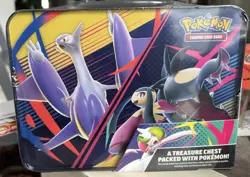 2025 POKEMON TCG COLLECTOR TREASURE CHEST LUNCH BOX TIN NEW/SEALED - Image 1