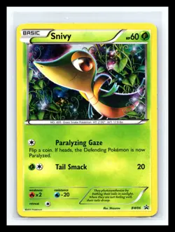 💥 Pokemon TCG 2011 Black Star Promo Holo Snivy BW06 - Image 1