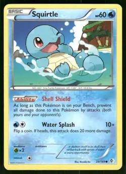Squirtle 29/149 Common Normal NM Pokemon Boundaries Crossed - Image 1