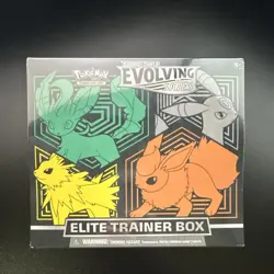 Pokemon Sword & Shield Evolving Skies Elite Trainer Box Leafeon Umbreon 2021 - Image 1