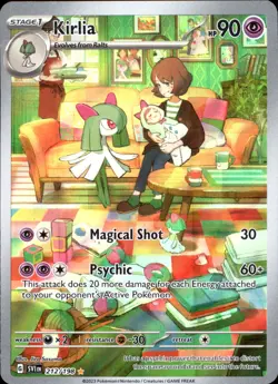 Kirlia - 212/198 Illustration Rare - Pokemon SV01: Scarlet & Violet Base Set DMG - Image 1