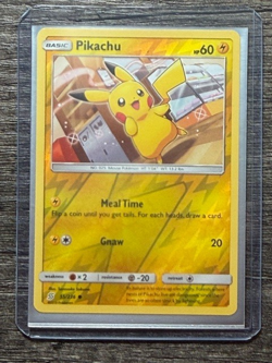 POKEMON REV.HOLO PIKACHU 55/236 LP-NM , UNIFIED MINDS 2019 IN NEW DARKRAI SLEEVE - Image 5