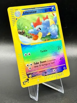 Croconaw 74/165 Reverse Holo Pokemon Expedition 2002 Wotc Vintage LP - Image 1