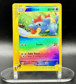 Croconaw 74/165 Reverse Holo Pokemon Expedition 2002 Wotc Vintage LP - Image 2