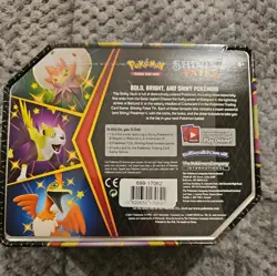Pokemon Shining Fates Tin Boltund V (6 Booster Packs) BRAND NEW FACTORY SEALED - Image 2