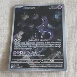 Mewtwo - SVP052 Illustration Rare Promo Pokemon Black Star Promo SEALED NM/Mint - Image 1