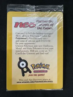Pokemon TCG Entei #34 Reverse Holo Black Star Promo Sealed - Image 1