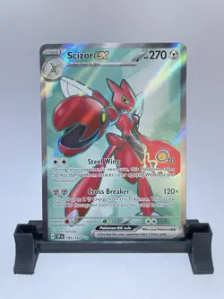 Pokemon Scizor ex 195/162 SV05: Temporal Forces Full Art Ultra Rare Holo - Image 1