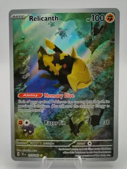 Relicanth Illustration Rare SV05: Temporal Forces 173/162 NM Pokemon TCG - Image 1