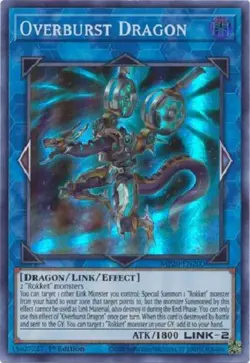Overburst Dragon - MP20-EN200 - Super Rare 1st Edition Yugioh - Image 1