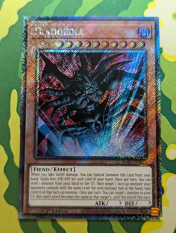Tragoedia RA03-EN223 Platinum Secret Rare 1st Edition YuGiOh TCG Card - Image 1